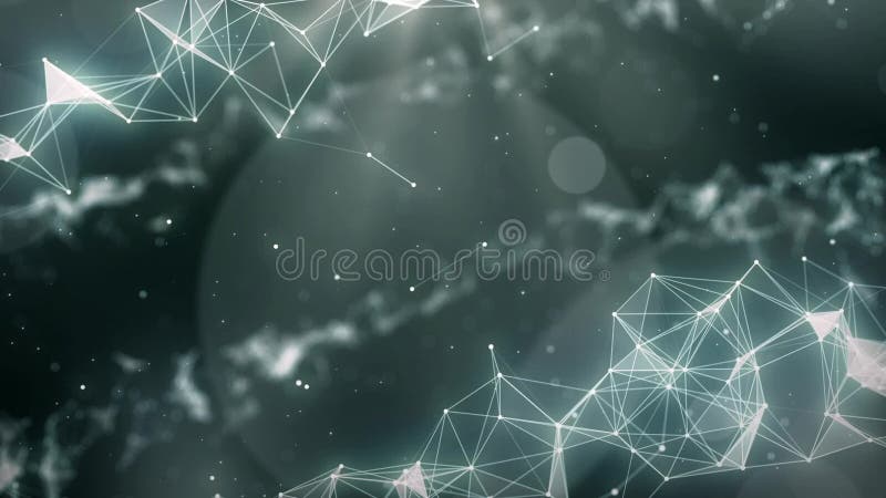 Plexus abstract network titles cinematic background royalty free illustration
