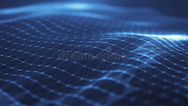 Plexus abstract network titles technology digital background. royalty free illustration