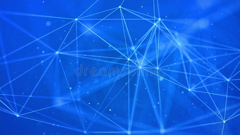 Plexus abstract network titles technology digital Loop background. royalty free illustration
