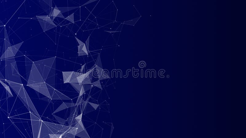 Plexus Connection And Web Concept Abstract stock illustration