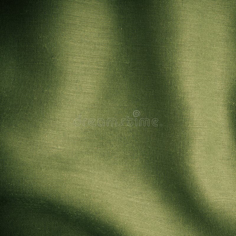 Plis onduleux fond de tissu vert d'abrégé sur de texture de textile photos libres de droits Plis onduleux fond de tissu vert d'abrégé sur de texture de textile photos libres de droits