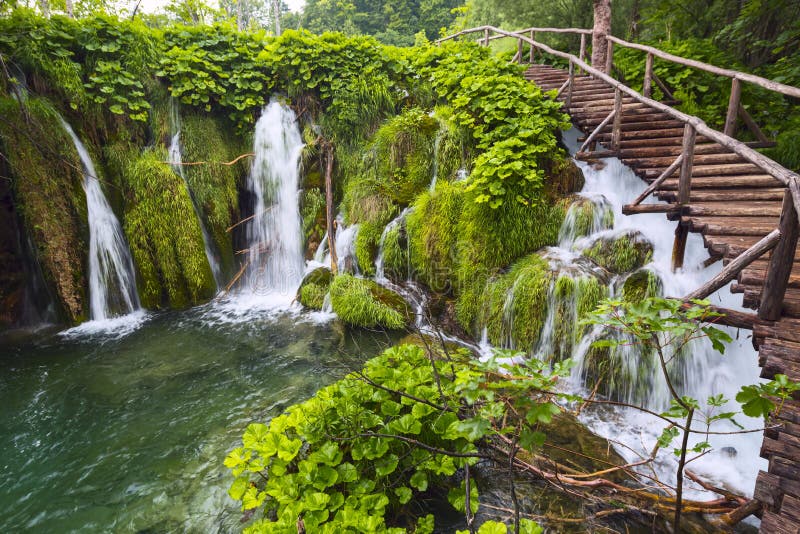 Plitvice lakes royalty free stock photo Plitvice lakes royalty free stock photo