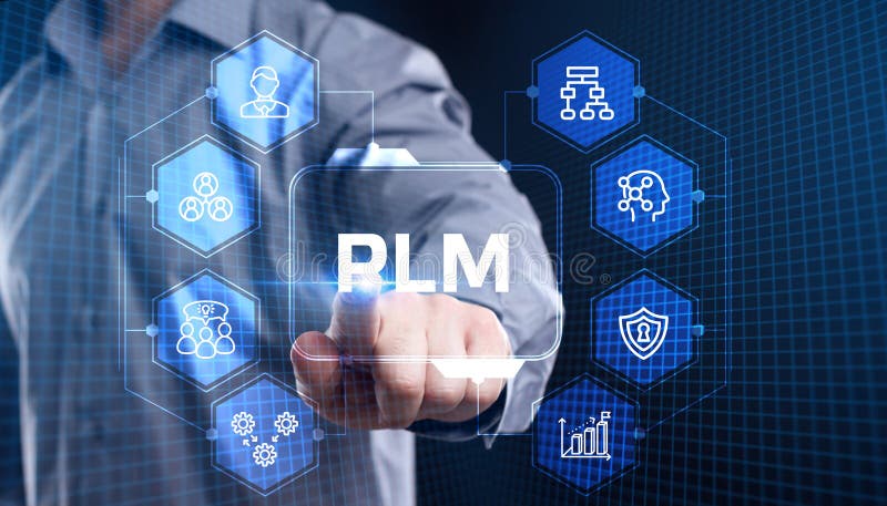 PLM Product Lifecycle Management System Technology Concept. Technology ...