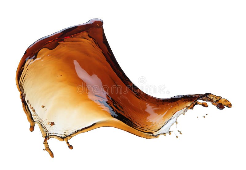 Plons van kola stock fotografie Plons van kola stock fotografie