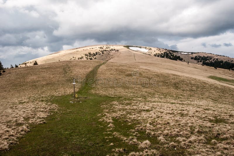 Ploska hill in Velka Fatra mountains in Slovakia