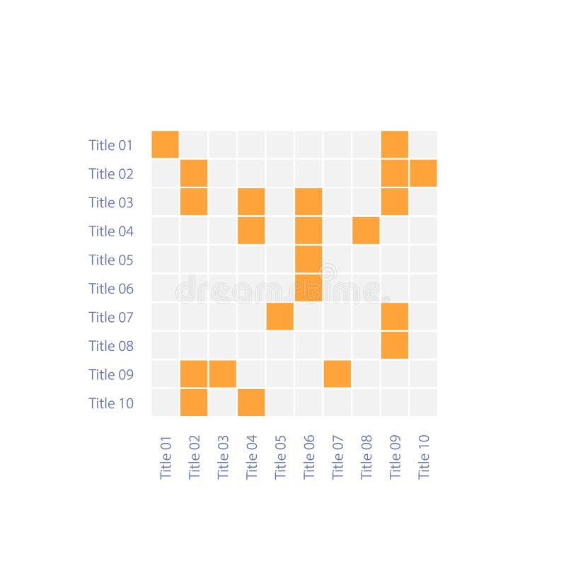 Plotting Grid Infographic Chart Design Template Stock Vector