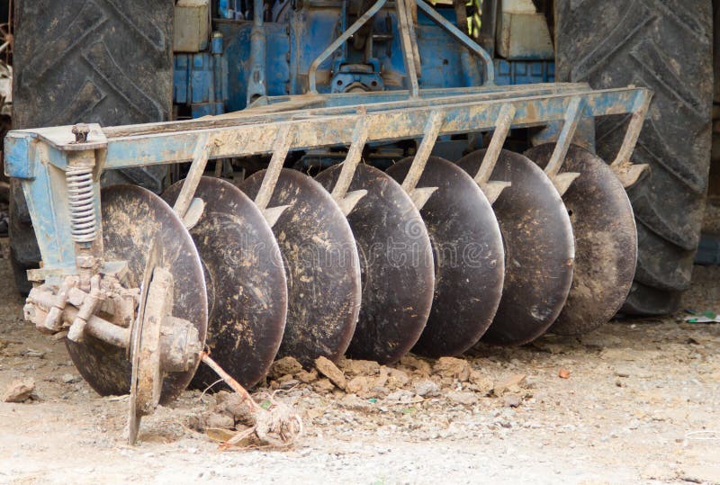 Plow blade tractor stock image. Image of autumn, night 32770277