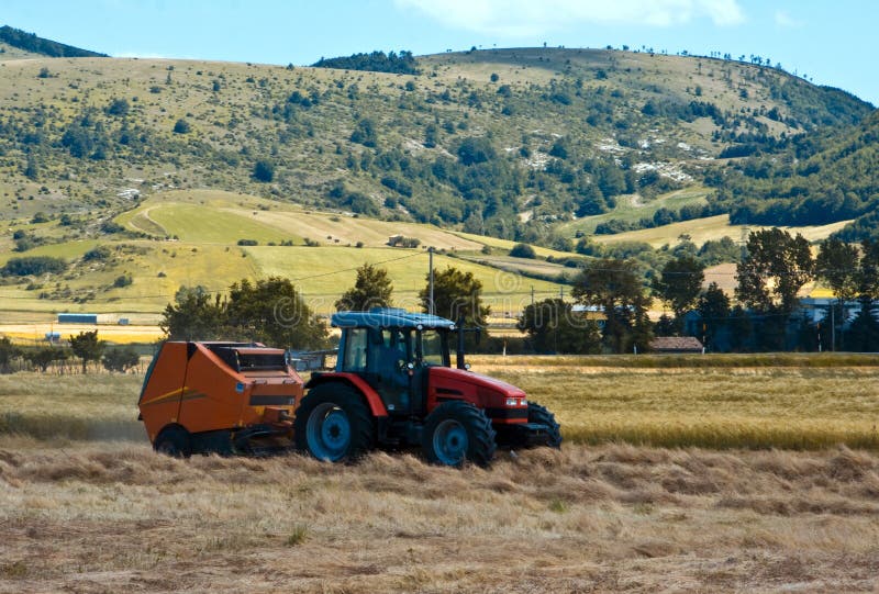 Plowing of the fields