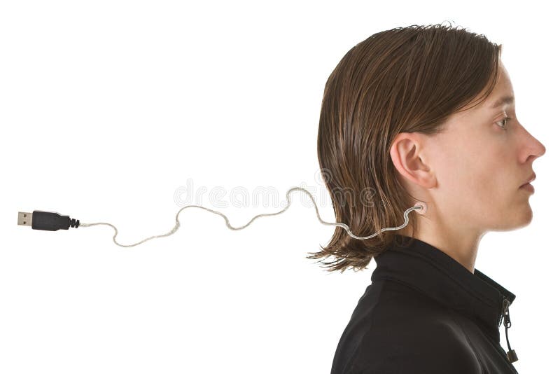 Plug Me in stock photo. Image of generation, expressionless 6824014