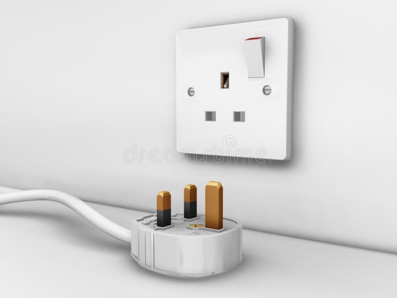 Plug socket stock illustration. Illustration of isolated 928391