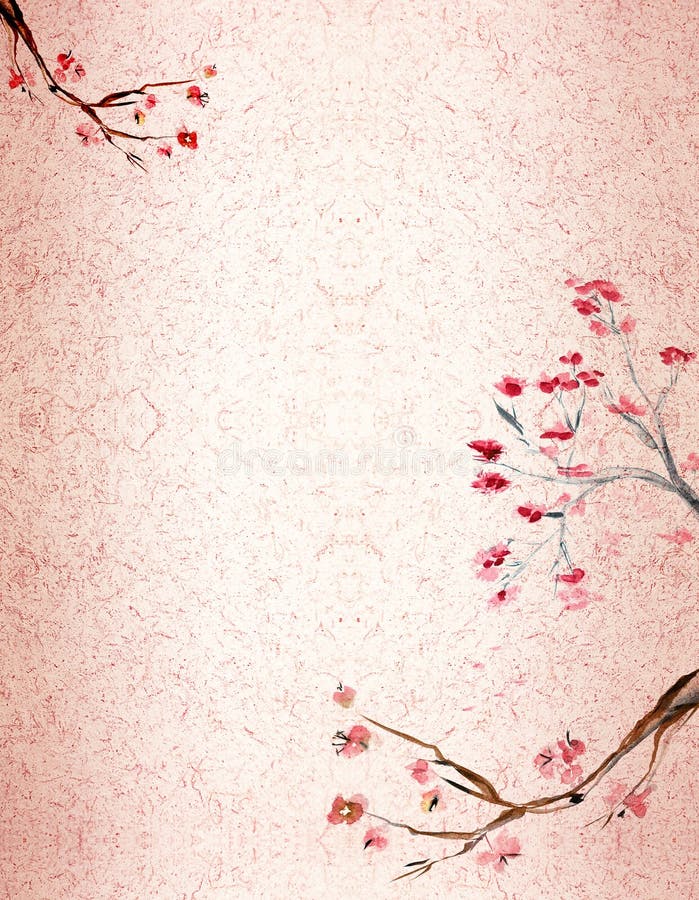 Plum blossomm background