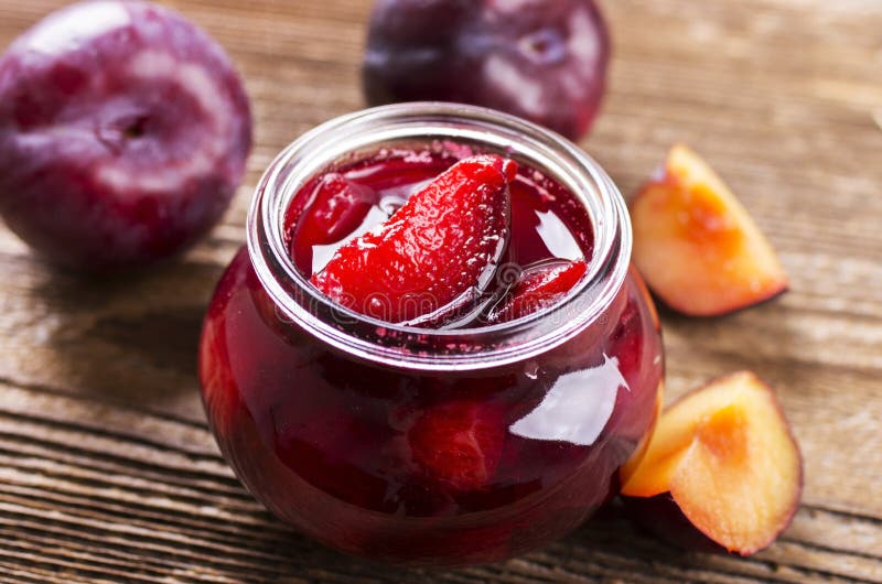 Plum Marmelade arkivbild Plum Marmelade arkivbild