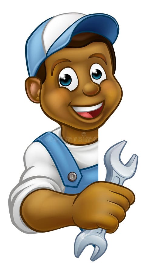 Plumber Mechanic Cartoon Character Stock Vector - Illustration of holding, logo: 113868627 Plumber Mechanic Cartoon Character Stock Vector - Illustration of holding, logo: 113868627