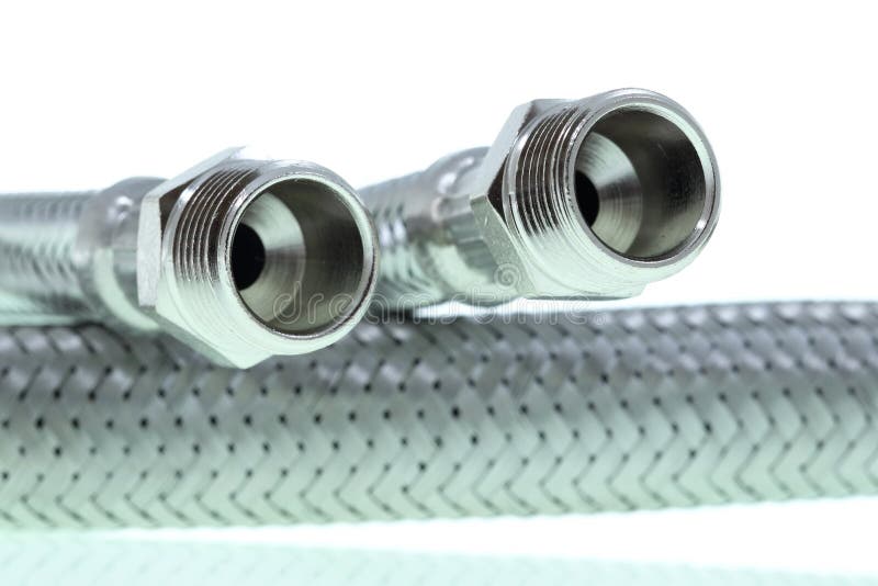 Plumbing fitting stock image. Image of threaded, flexibles 27578827