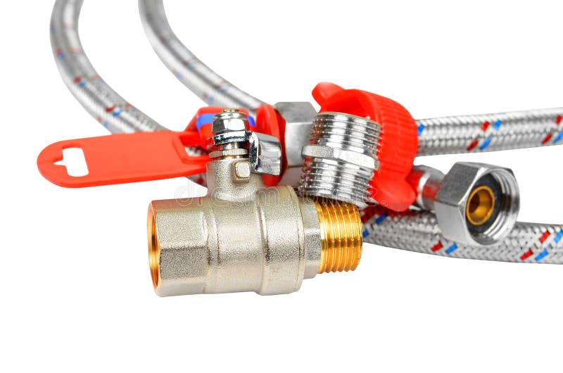 Plumbing Fitting, Tap and Hosepipe Stock Photo Image of plumber