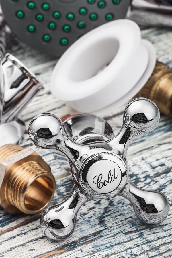 Plumbing Fixtures and Accessories Stock Photo Image of design