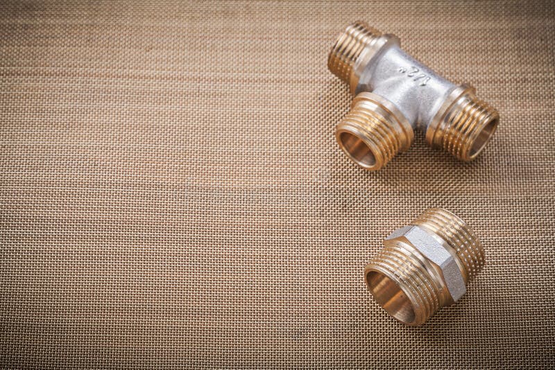 Plumbing Fixtures Pipe Fittings Water Mesh Filter Stock Photos Free