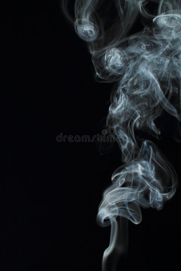 Abstract White Smoke Texture On Black Background Stock Image Image of