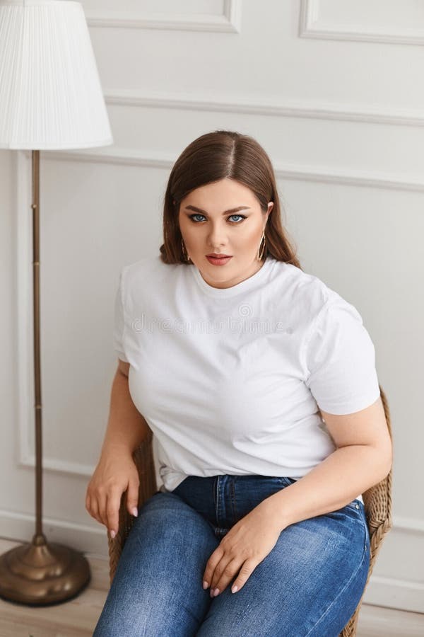 Xxl Size Woman T Shirt Stock Photos - Free & Royalty-Free Stock