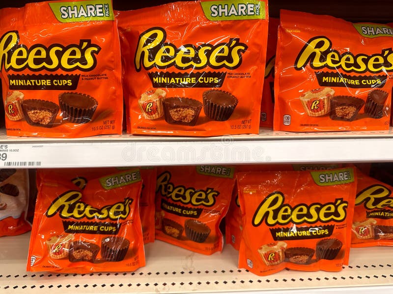 Miniature Reese's Peanut Butter Cups box of 105 