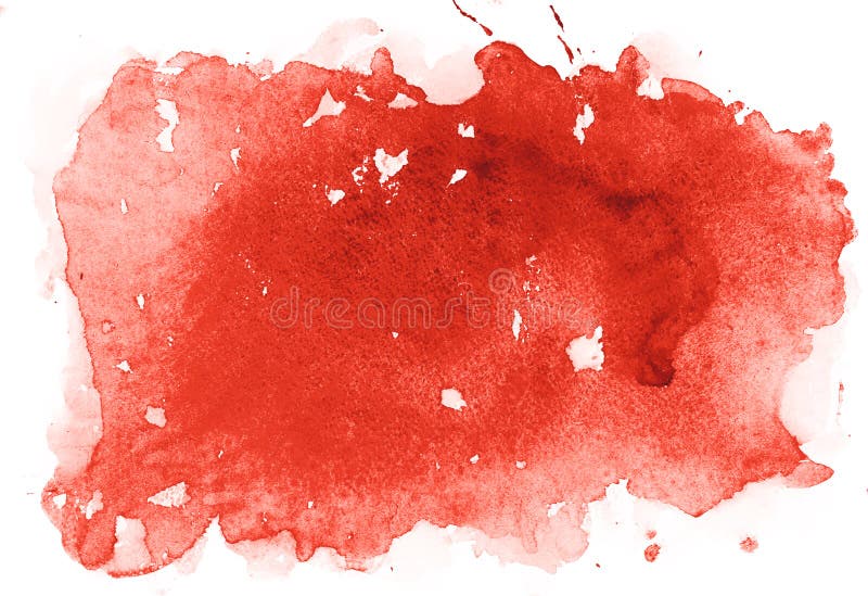 Plätschert abstrakte der Formkunst des Aquarellaquarells Hand gezeichnete bunte Farbe oder -blut rote Farbfleck stock abbildung Plätschert abstrakte der Formkunst des Aquarellaquarells Hand gezeichnete bunte Farbe oder -blut rote Farbfleck stock abbildung