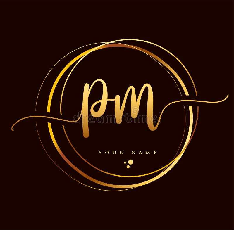 Gold Silver Letter Pm Vector & Photo (Free Trial)