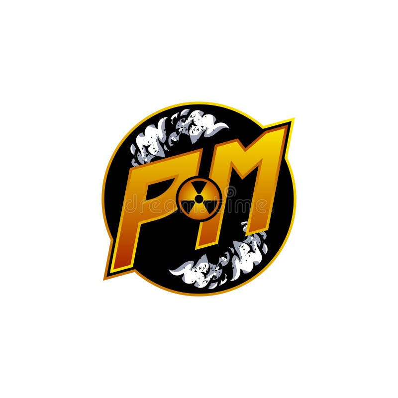 modern pm logo design