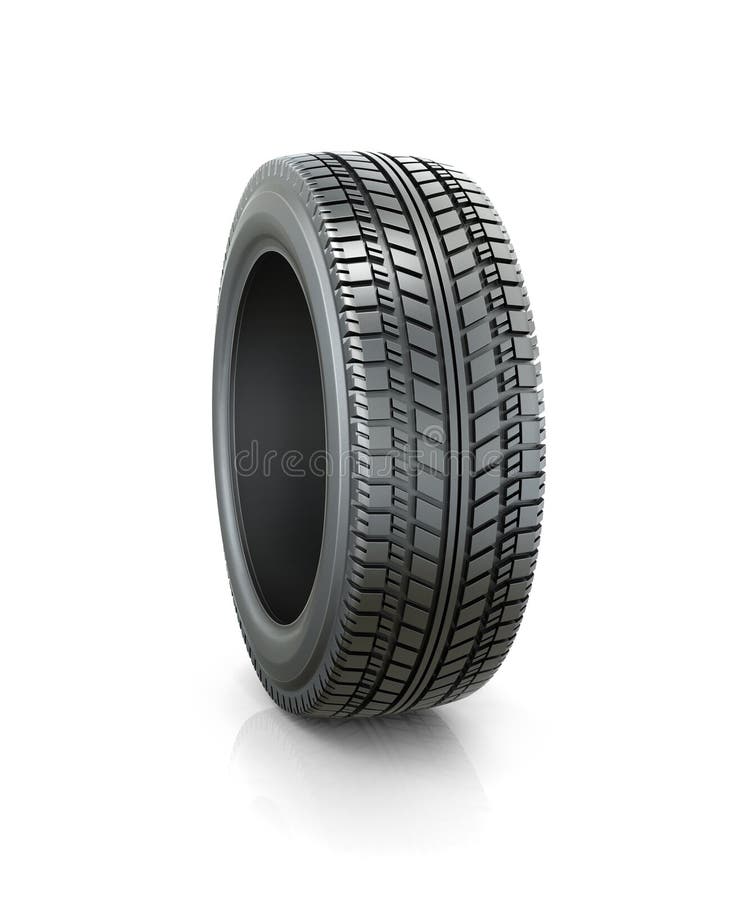 Pneu de carro foto de stock