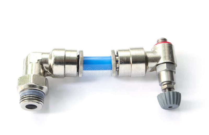 Pneumatic throttle stock photo