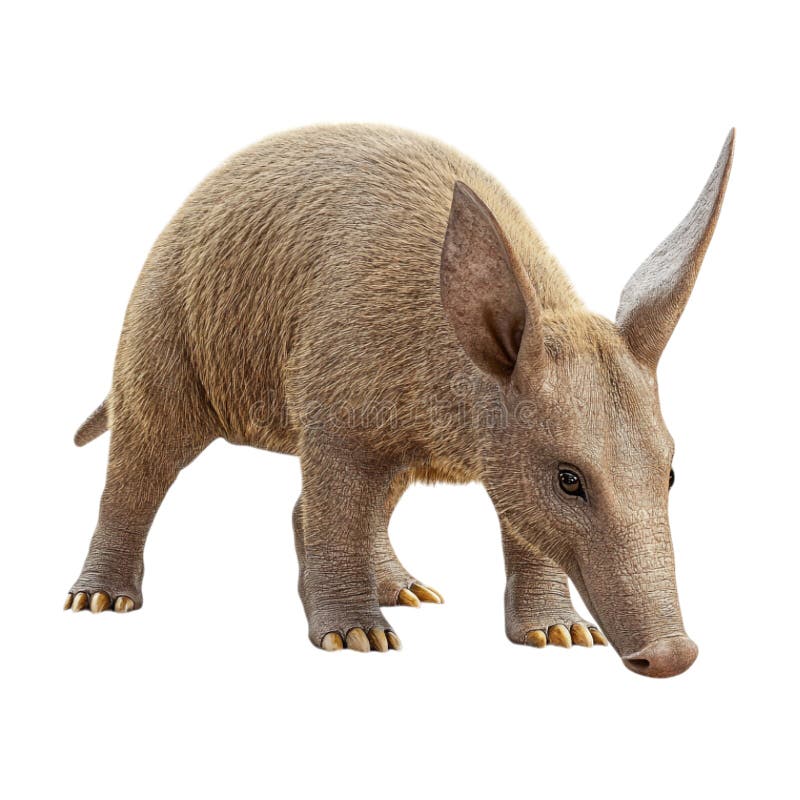 PNG 3d Cute Aardvark Animal na przejrzystym tle generowanym przez Ai ilustracji