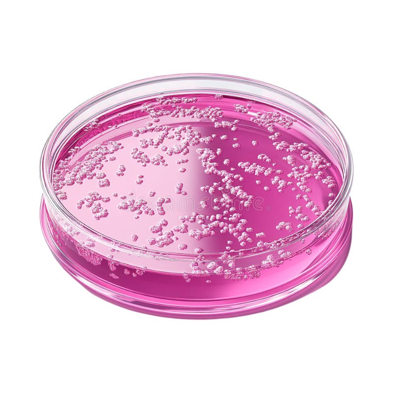 PNG 3D Rendering Minimalist Cartoon Style Pink Petri Dish Against Transparent Background for Science Illustrations Laboratory vector illustration