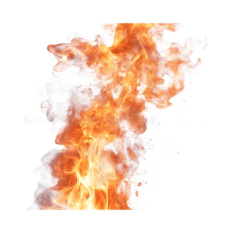 PNG Realistisches Fegefeuer Blaze auf transparentem Hintergrund für intensive Feuer- und Wärmebilder stock abbildung