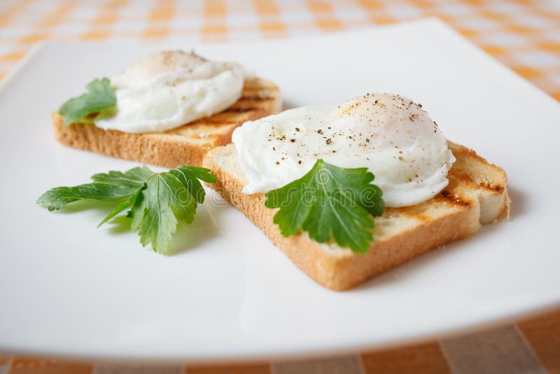 Poached eggs