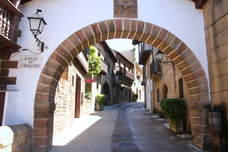 Poble Espanyol in Barcelona, Spain