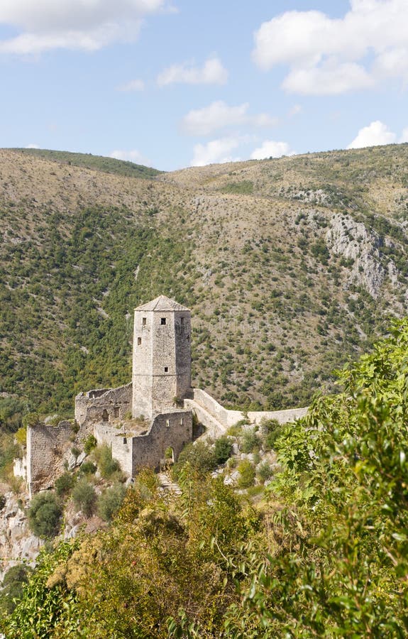 Pocitelj Fort nahe Mostar, Bosnien-Herzegowina