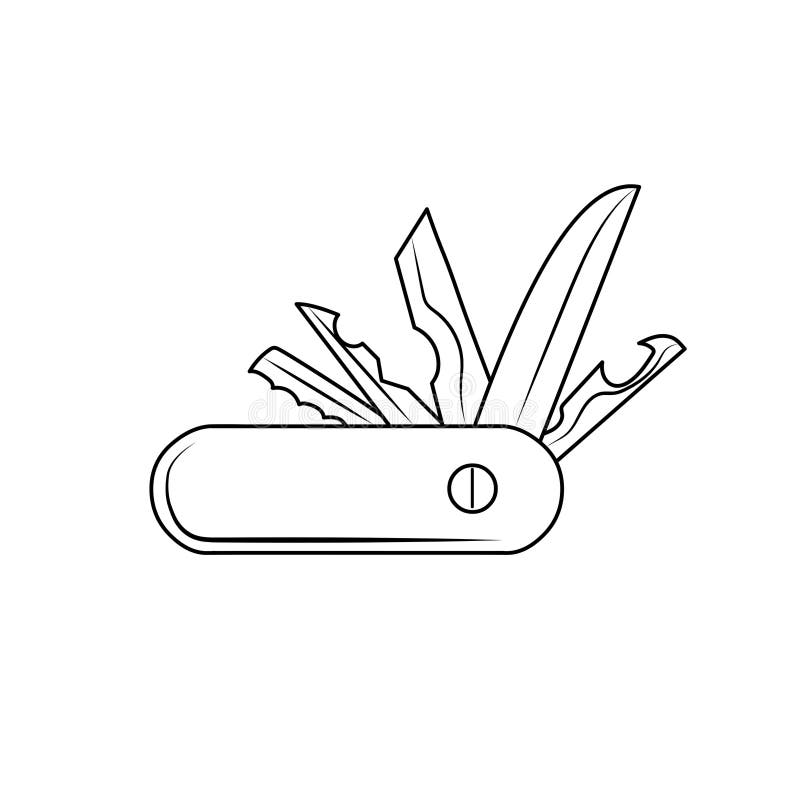 Utility Knife Hd Transparent Hand Drawn Sketch Utility Knife Set  Illustration The Knife Stationery School Supplies PNG Image For Free  Download