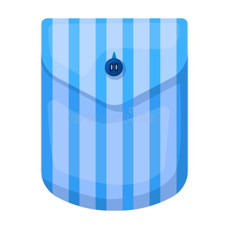 Pocket Vector Icon.Cartoon Vector Icon Isolated On White Background Pocket. Stock Vector