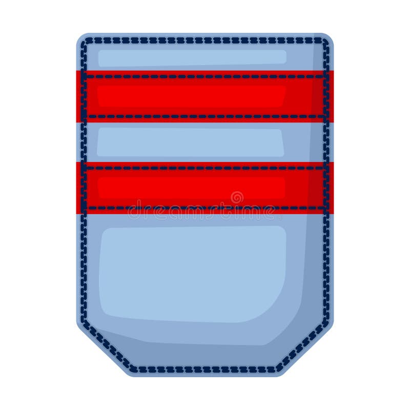 Pocket Vector Icon.Cartoon Vector Icon Isolated On White Background Pocket. Stock Vector