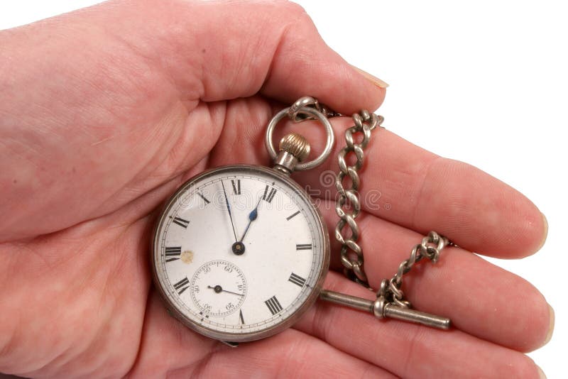 Pocket watch in hand