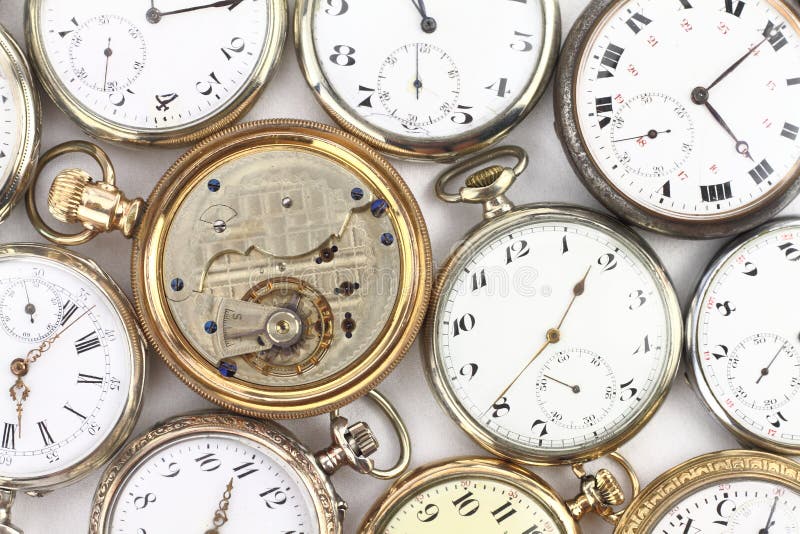 Pocket watches royalty free stock photography