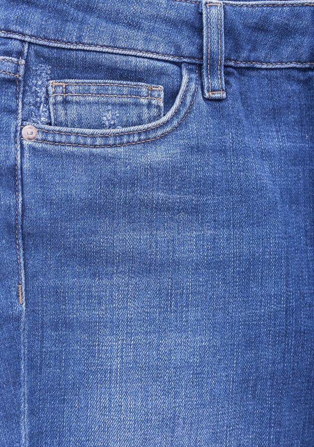 The Pockets of Denim Pants. Stock Image - Image of canvas, trousers ...