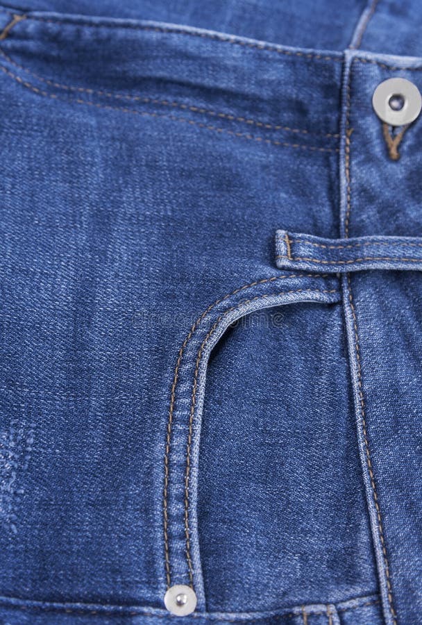 The Pockets of Denim Pants. Stock Photo - Image of denim, clothing ...