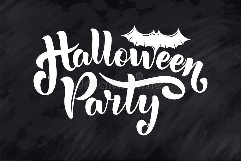 Pocztówkowy zwrot dla Szczęśliwego Halloween Nowożytna i elegancka ręka rysująca literowanie wycena horror boo Teksta sztandar na ilustracji Pocztówkowy zwrot dla Szczęśliwego Halloween Nowożytna i elegancka ręka rysująca literowanie wycena horror boo Teksta sztandar na ilustracji