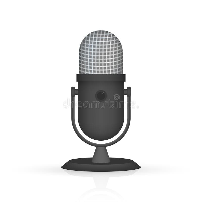 18,500+ Podcast Microphone Stock Illustrations, Royalty-Free