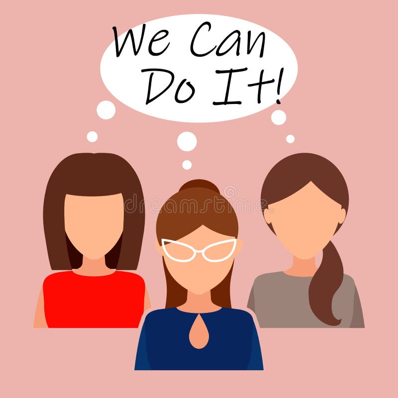 Podemos hacerla Símbolo del poder femenino, las derechas de la mujer, protesta, feminismo Vector libre illustration Podemos hacerla Símbolo del poder femenino, las derechas de la mujer, protesta, feminismo Vector libre illustration