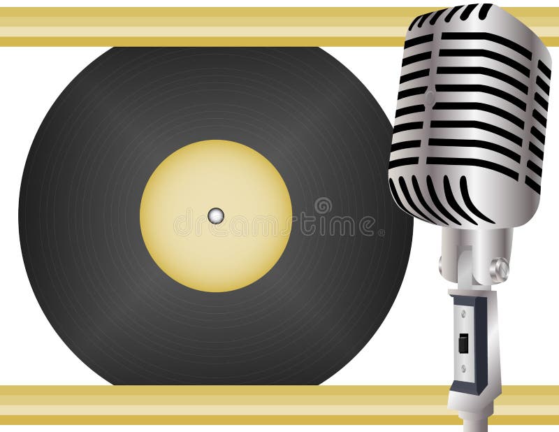 podkład muzyczny retro royalty ilustracja podkład muzyczny retro royalty ilustracja