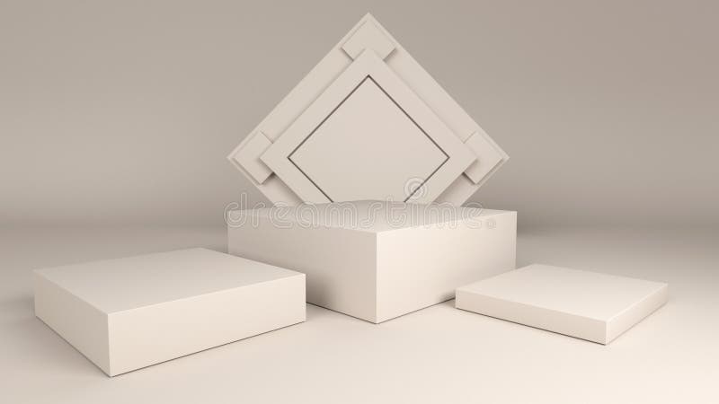 Podkładowy do wyświetlania. puste podium dla produktu ilustracja wektor