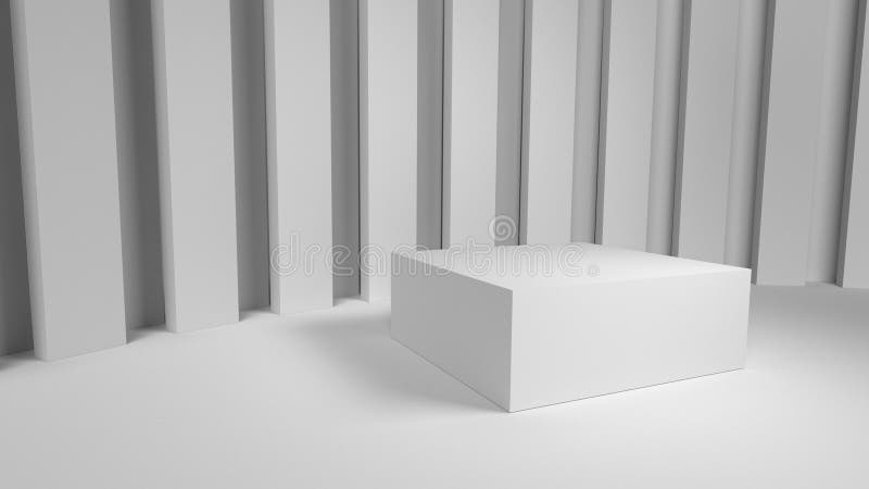 Podkładowy do wyświetlania. puste podium dla produktu royalty ilustracja