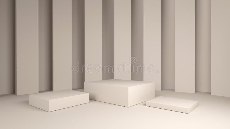 Podkładowy do wyświetlania. puste podium dla produktu royalty ilustracja