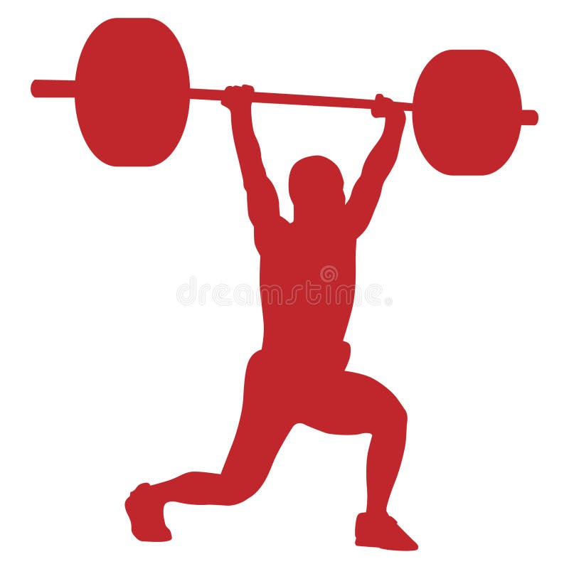 Lifting Weights Vector Illustration By Crafteroks Ilustracja Wektor
